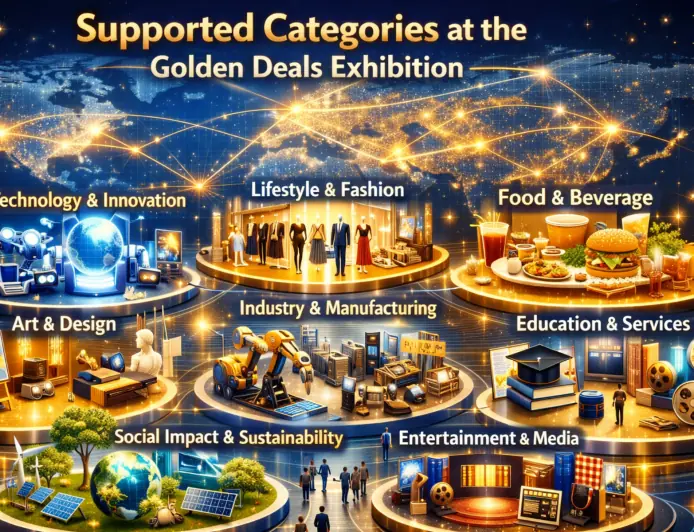 Supported Categories at the Golden Deals Exhibition